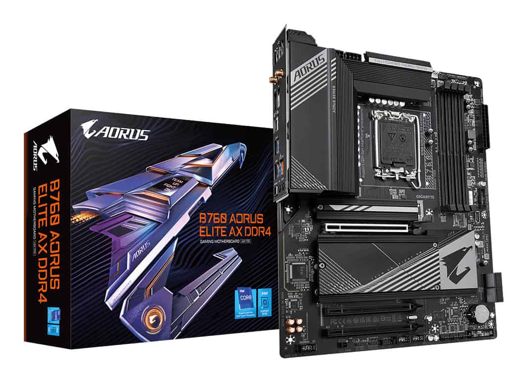 GIGABYTE B760 AORUS ELITE AX DDR4 moederbord Intel B760 Express LGA 1700 ATX (B760 A ELITE AX DDR4) thumbnail
