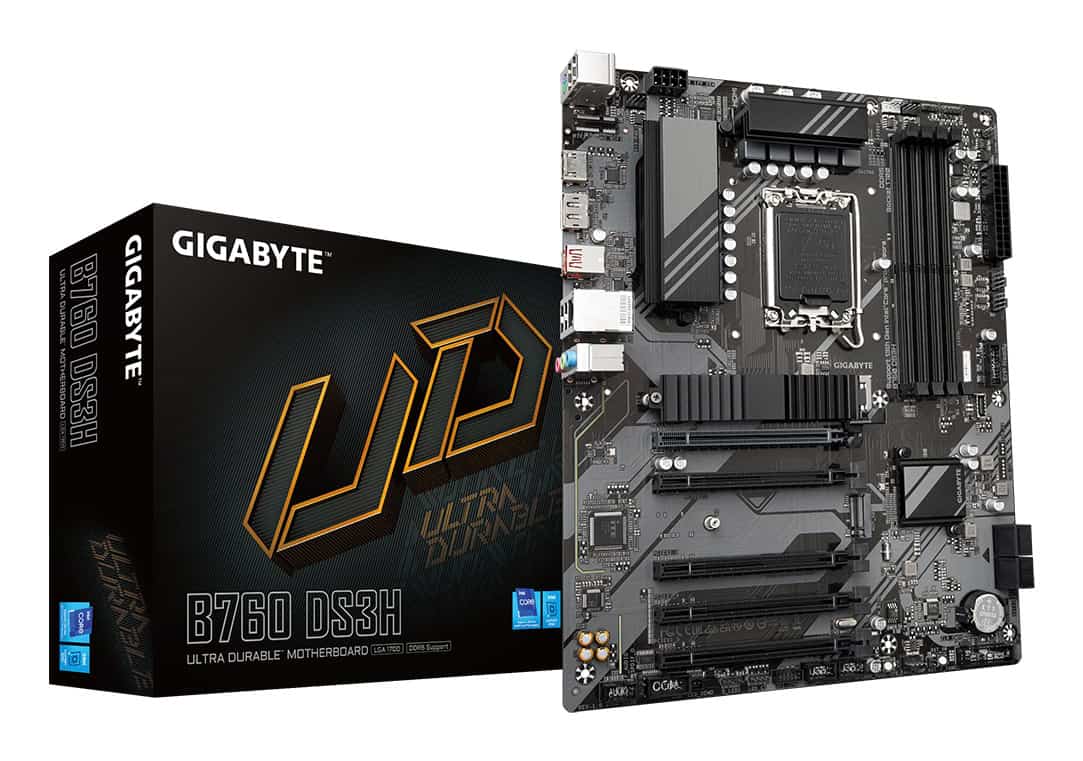 GIGABYTE B760 DS3H moederbord Intel B760 Express LGA 1700 ATX (B760 DS3H) thumbnail