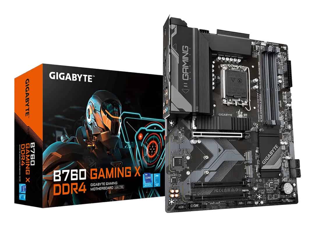 GIGABYTE B760 GAMING X DDR4 moederbord Intel B760 Express LGA 1700 ATX (B760 GAMING X DDR4) thumbnail