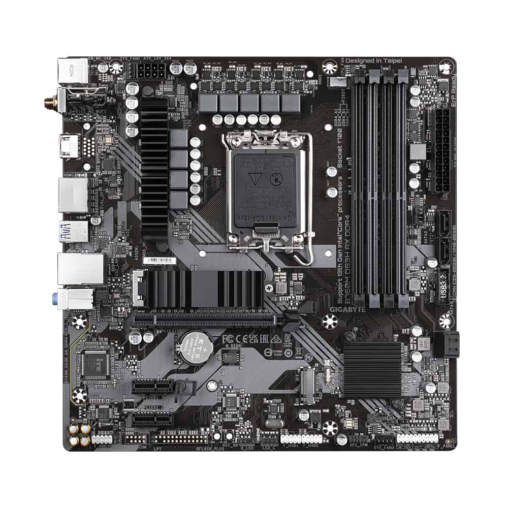 Gigabyte B760M DS3H AX DDR4 moederbord Intel B760 Express LGA 1700 micro ATX (B760M DS3H AX DDR4) thumbnail