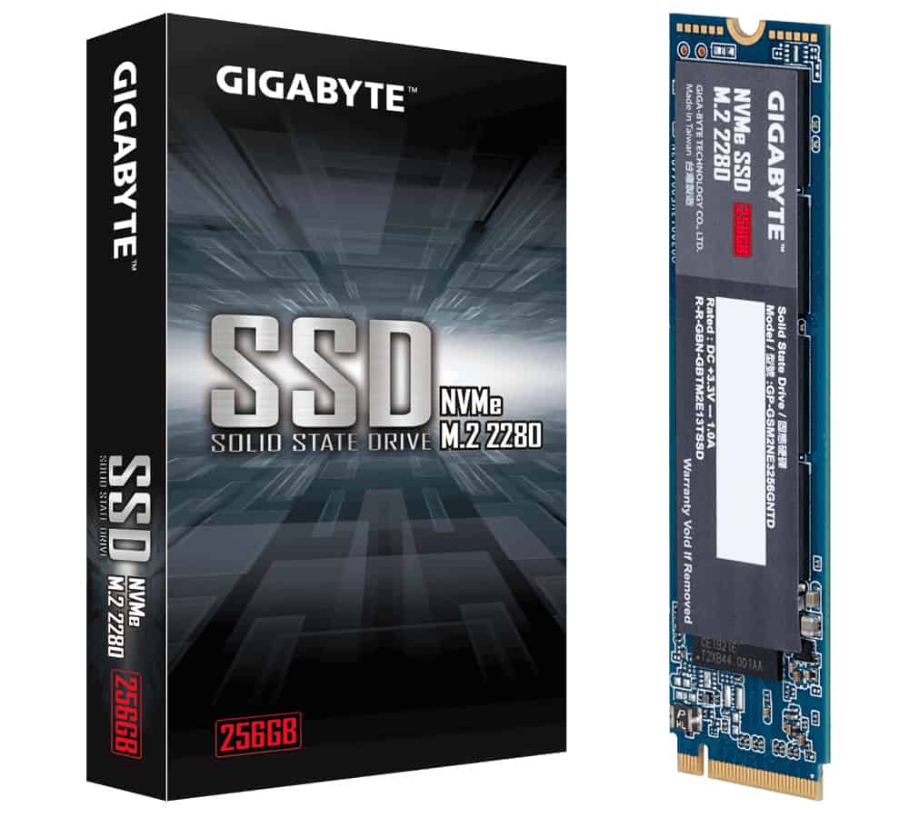 Gigabyte GP-GSM2NE3256GNTD internal solid state drive M.2 256 GB PCI Express 3.0 NVMe (GP-GSM2NE3256GNTD) thumbnail