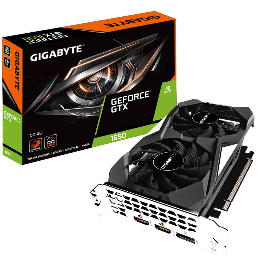 GIGABYTE GV-N1650OC-4GD videokaart NVIDIA GeForce GTX 1650 4 GB GDDR5 (GV-N1650OC-4GD) thumbnail