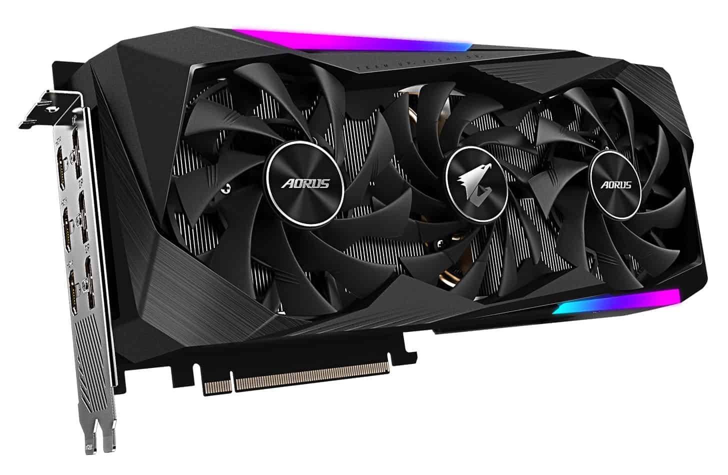 GIGABYTE AORUS GeForce RTX 3070 MASTER 8G (rev. 2.0) NVIDIA 8 GB GDDR6 (GV-N3070AORUS M-8GD 2.0) thumbnail