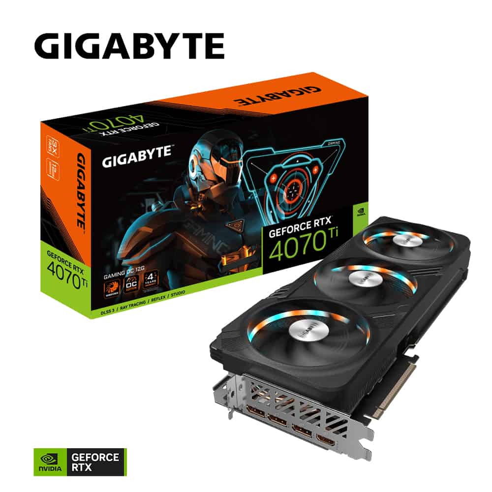 Gigabyte GeForce RTX­­ 4070 Ti GAMING OC 12G NVIDIA GeForce RTX 4070 Ti 12 GB GDDR6X (GV-N407TGAMING OC-12GD) thumbnail