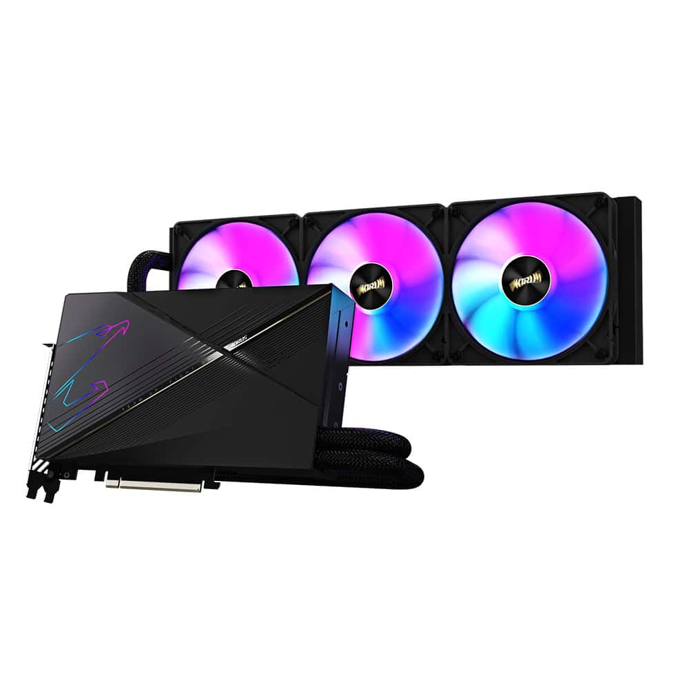Gigabyte AORUS GeForce RTX 4080 16GB XTREME WATERFORCE NVIDIA GDDR6X (GV-N4080AORUSX W-16GD) thumbnail