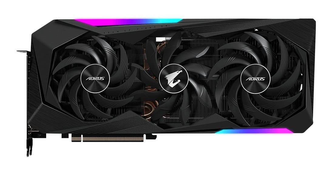 GIGABYTE AORUS GV-R69XTAORUS M-16GD videokaart AMD Radeon RX 6900 XT 16 GB GDDR6 (GV-R69XTAORUS M-16GD 2.0) thumbnail