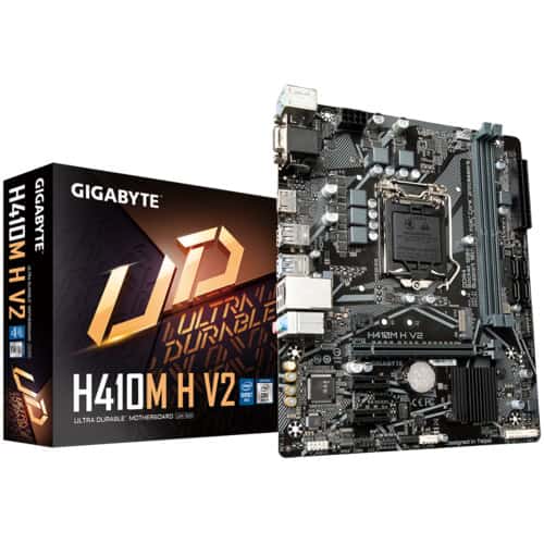 Gigabyte H410M H V2 moederbord Intel H410 LGA 1200 micro ATX (H410M H V2) thumbnail