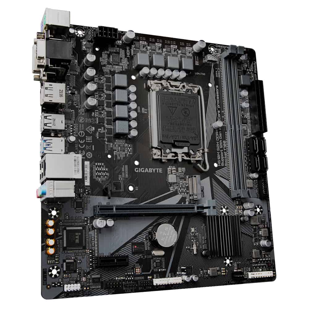 Gigabyte H610M S2H DDR4 moederbord Intel H610 Express LGA 1700 micro ATX (H610M S2H DDR4) thumbnail