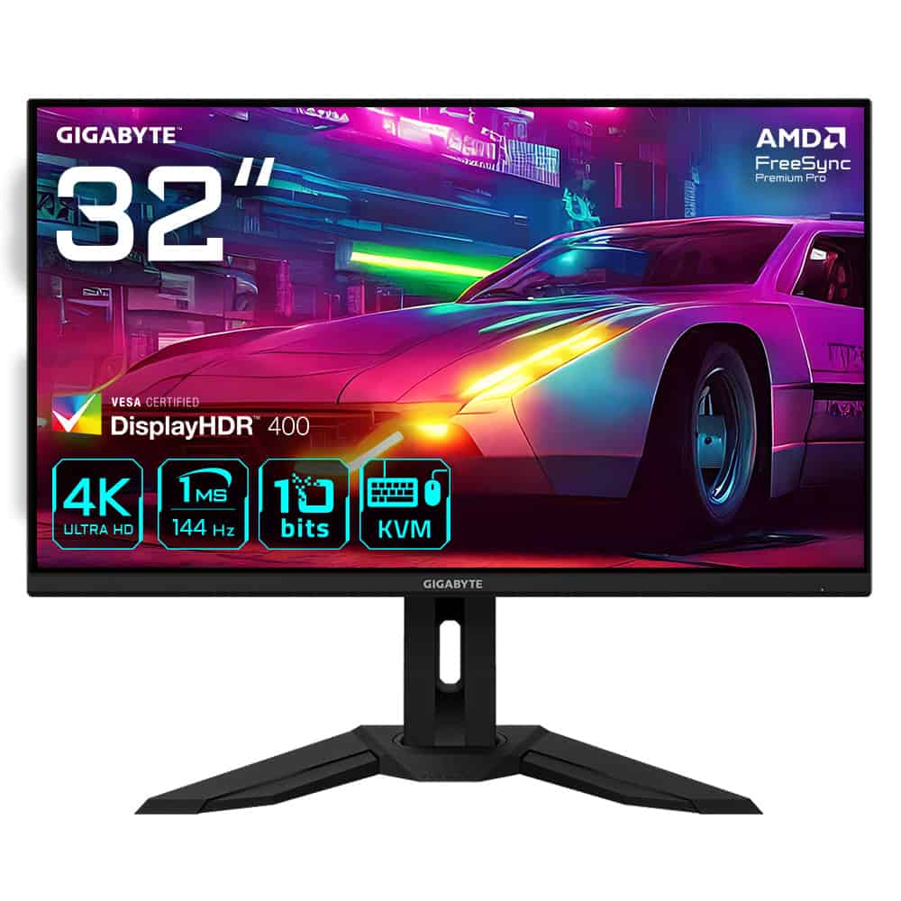 GIGABYTE M32U computer monitor 80 cm (31.5) 3840 x 2160 Pixels 4K Ultra HD LED Zwart (M32U) thumbnail