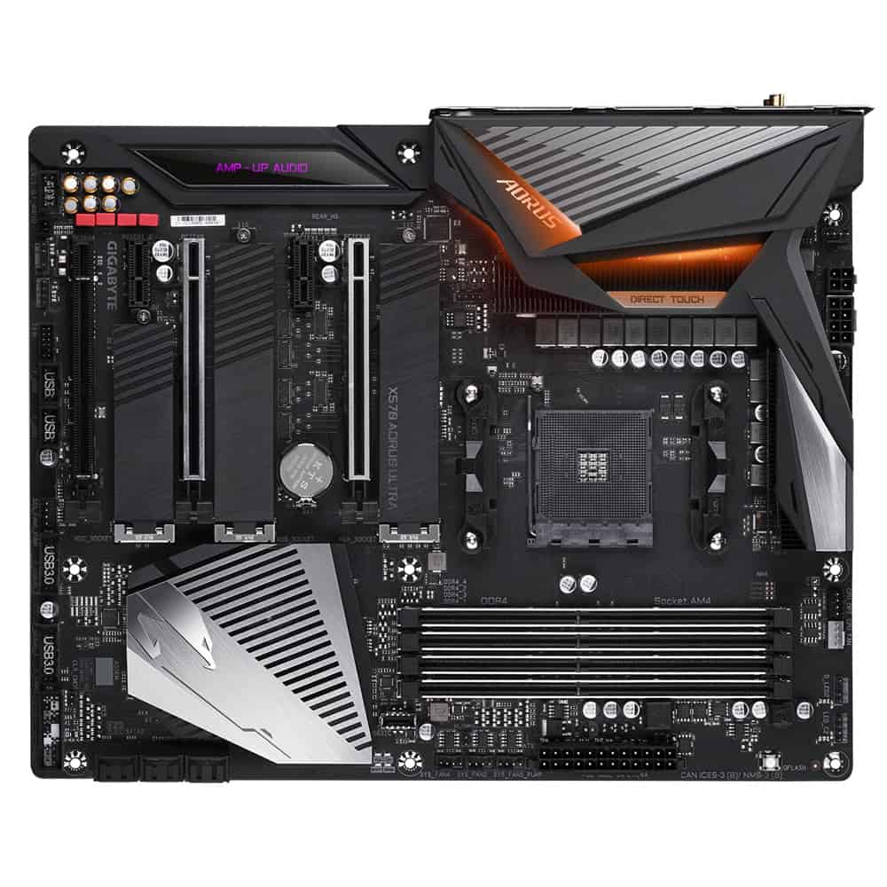 GIGABYTE X570 AORUS ULTRA (rev. 1.0) AMD X570 Socket AM4 ATX (X570 AORUS ULTRA) thumbnail