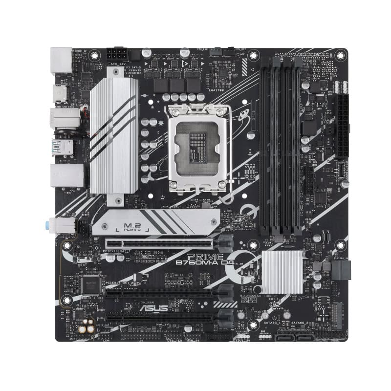 ASUS PRIME B760M-A D4-CSM Intel B760 LGA 1700 micro ATX (90MB1D00-M1EAYC) thumbnail