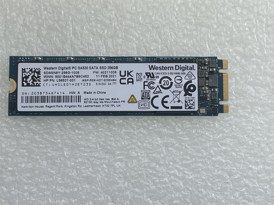 HP SPS-SSD 256GB M2 2280 PCIe-NVMe TLC SED (M07245-002) thumbnail