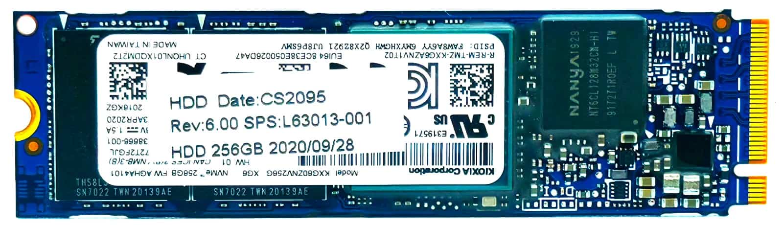 HP SPS-SSD 256GB M2 2280 PCIe-NVMe TLC SED (M07245-005) thumbnail