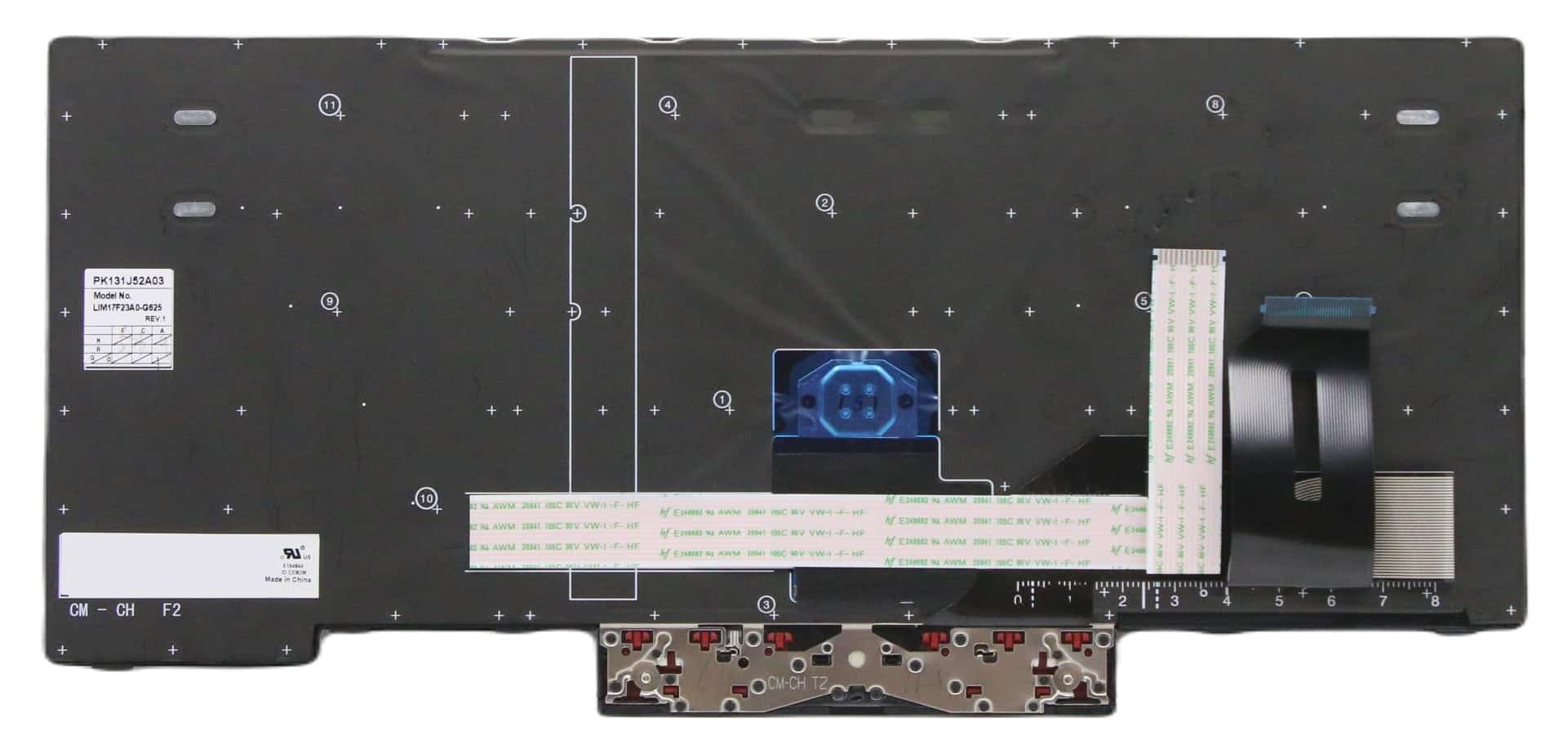 Lenovo 5N20X70341 laptop reserve-onderdeel Toetsenbord (5N21A22018) thumbnail