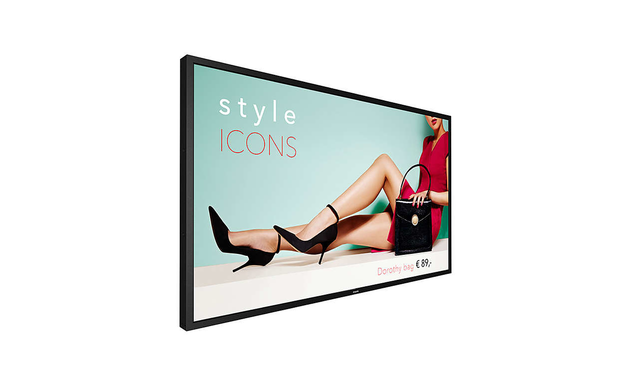 Philips 55BDL4002H Digitale signage flatscreen 139,7 cm (55") LCD 2500 cd/m² Full HD Zwart Android 24/7 (55BDL4002H/00) thumbnail