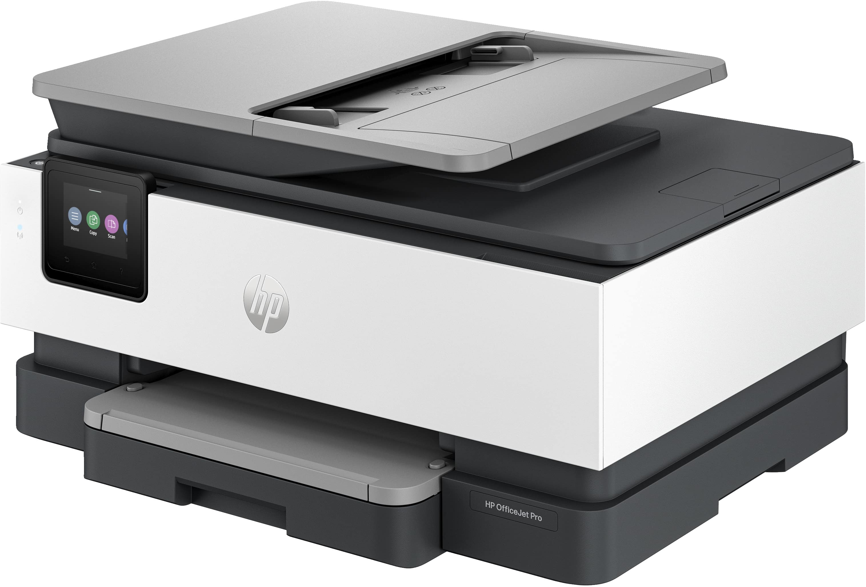 HP OfficeJet Pro HP 8122e All-in-One printer, Kleur, Printer voor Home, Printen, kopiëren, scannen, Automatische documentinvoer; touchscreen; Smart Advance Scan; stille modus; printen via VPN met HP+ (405U3B) thumbnail
