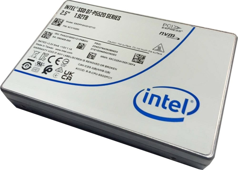 Lenovo P5520 3,84 TB 2.5" PCI Express 4.0 NVMe 3D TLC NAND (4XB7A13942) thumbnail