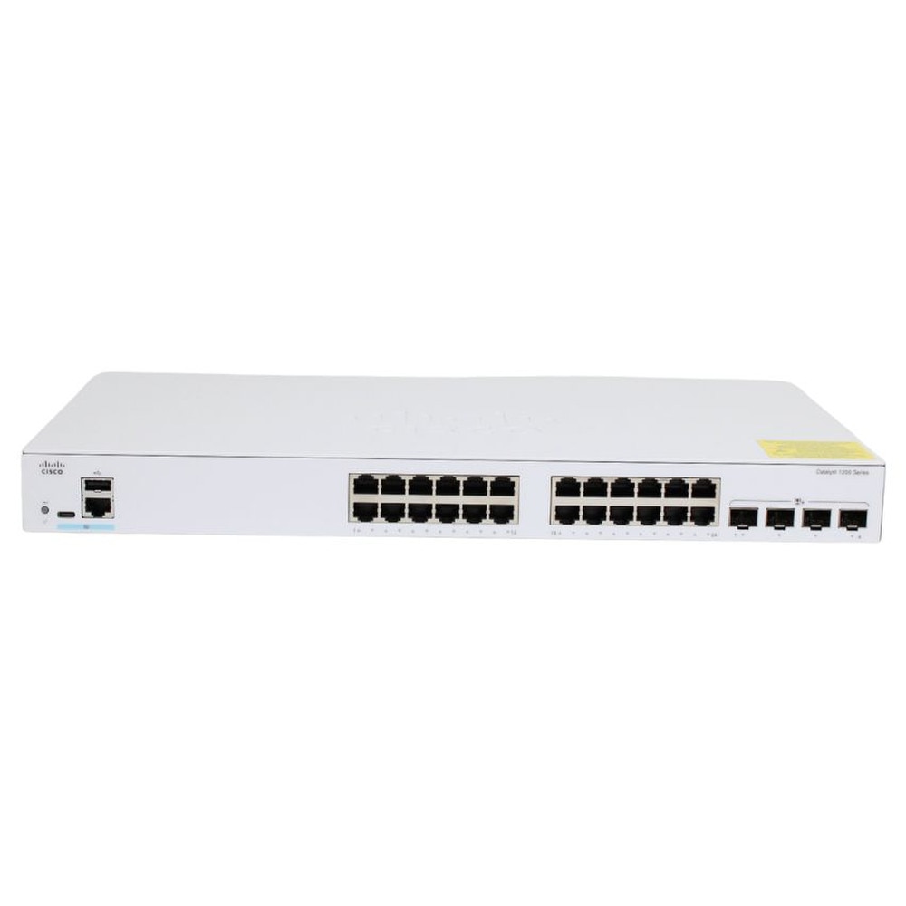 CISCO Catalyst 1200 24-Port Switch / Data-Only / 4 x 10G SFP+ Uplinks (C1200-24T-4X) (C1200-24T-4X) thumbnail