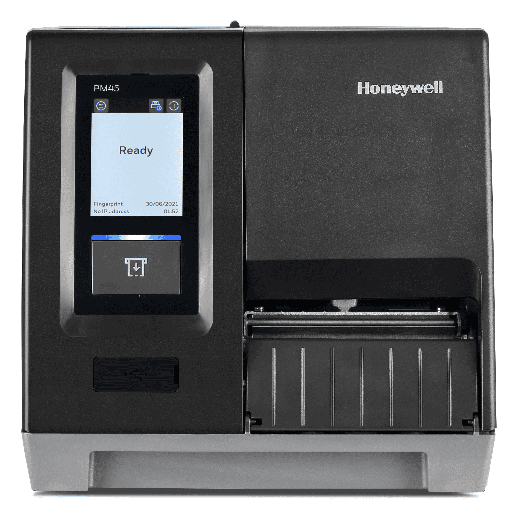 Honeywell PM45, 8 dots/mm (203 dpi), peeler, disp., USB, USB Host, RS232, Ethernet (PM45A10030030200) thumbnail