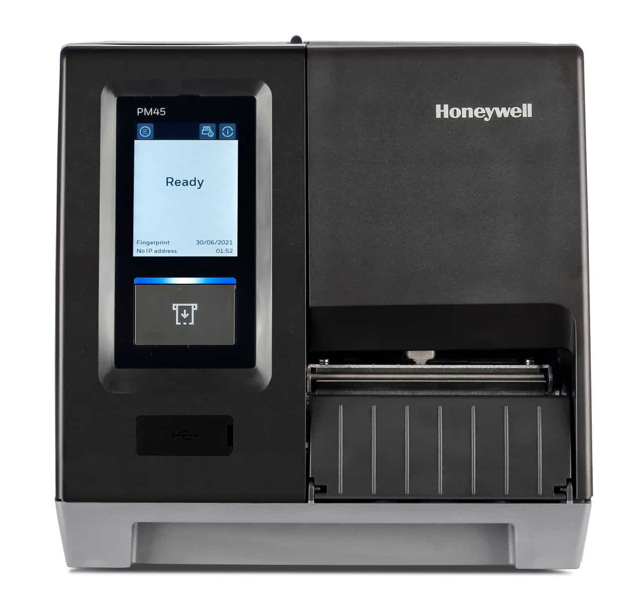 Honeywell PM45, 12 dots/mm (300 dpi), disp., USB, USB Host, RS232, BT, Ethernet, WLAN (PM45A12000000300) thumbnail