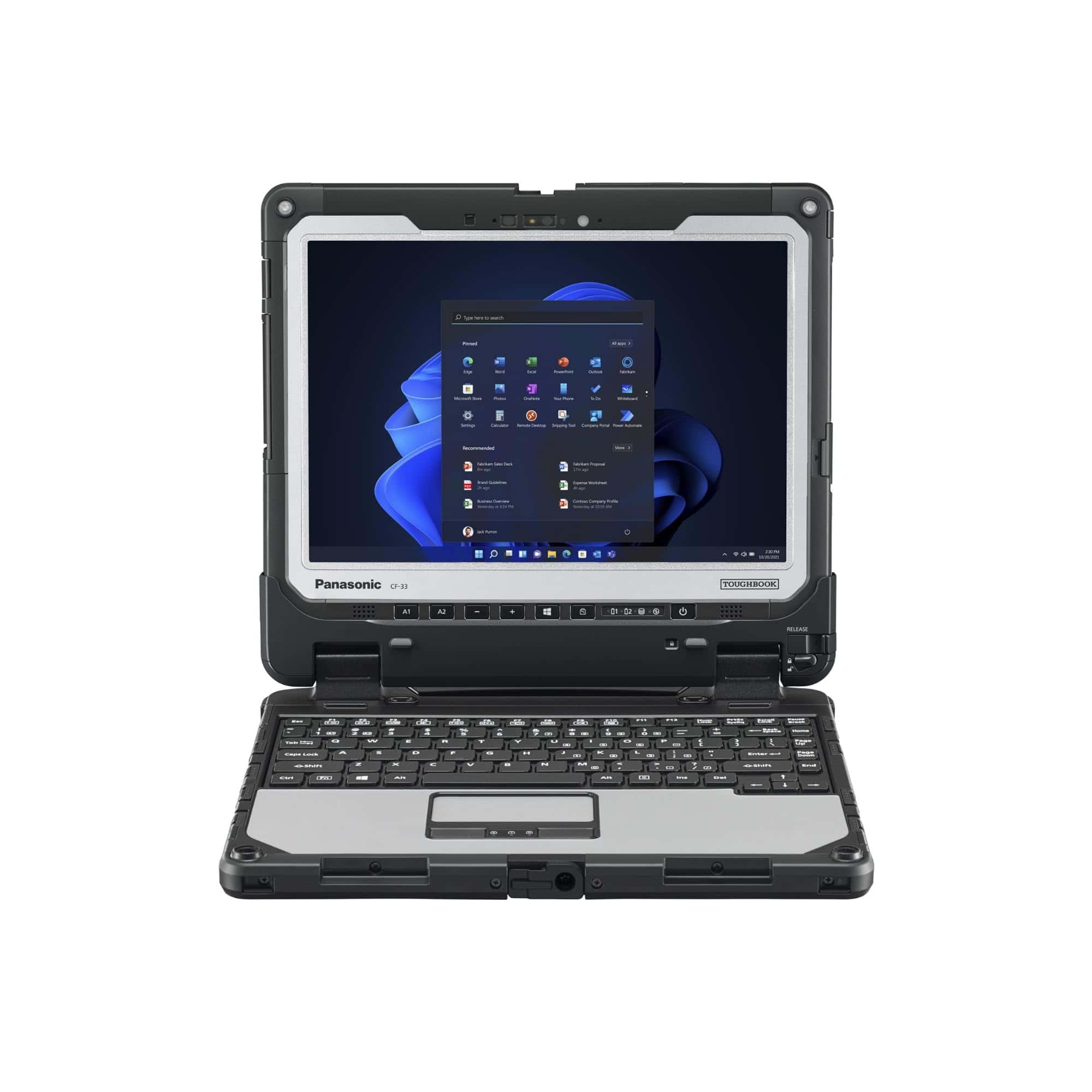 Panasonic TOUGHBOOK 33, MK3, 30.5 cm (12''), USB, USB-C, Ethernet, SSD, Win. 11 Pro, RB (CF-33TZ024B4) thumbnail