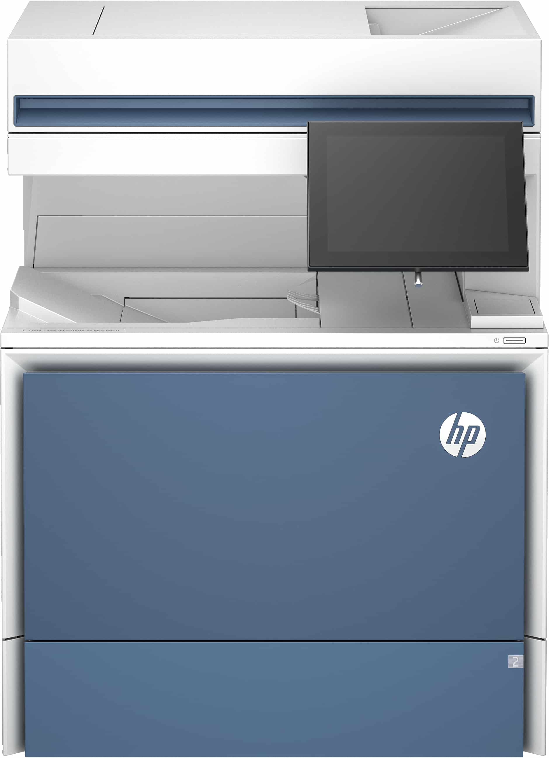 HP Color LaserJet Enterprise MFP 6800dn printer, Afdrukken, kopiëren, scannen, faxen (optie), Automatische documentinvoer; optionele high-capacity laden; Touchscreen; TerraJet-cartridge (6QN35A) thumbnail