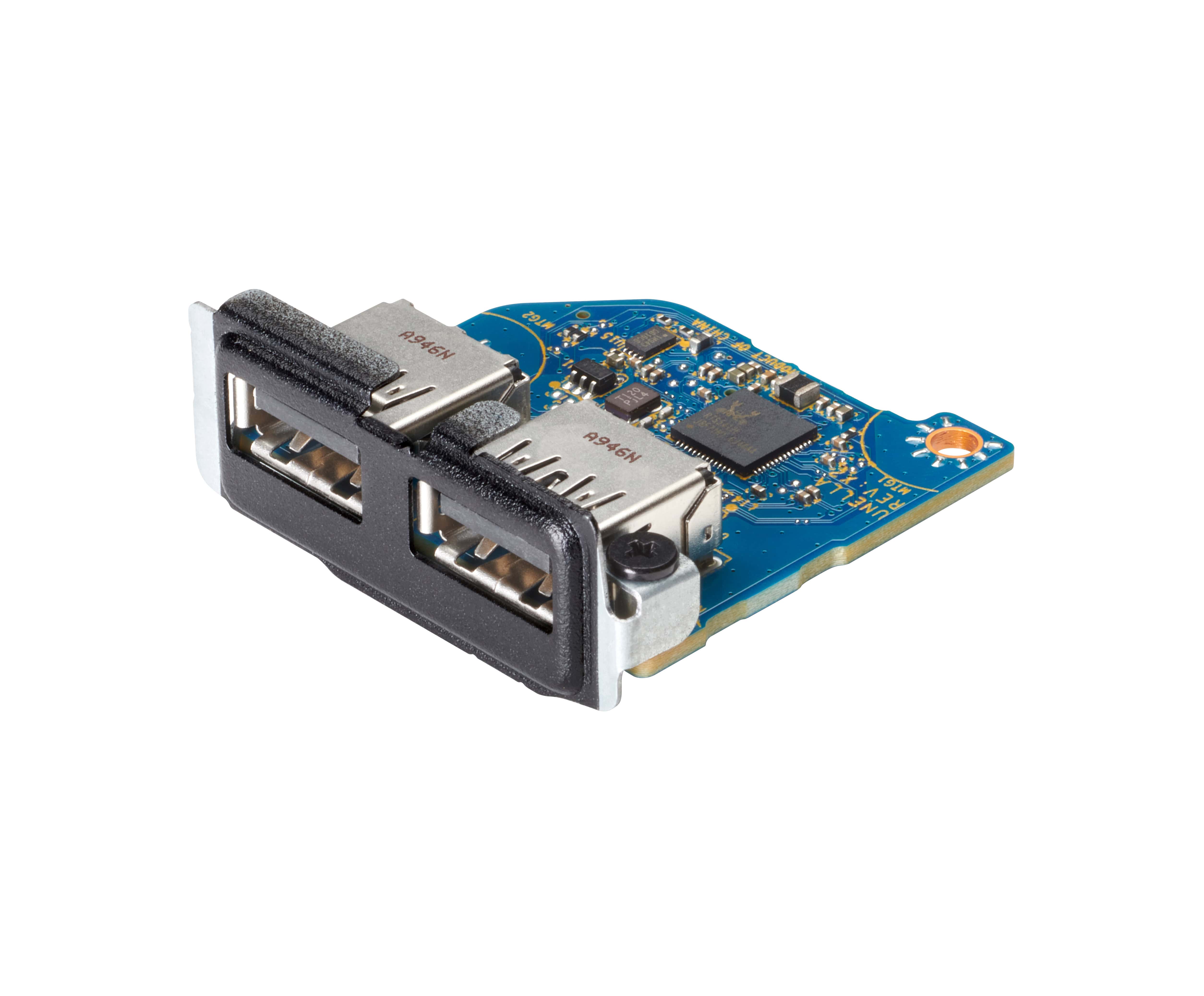 HP USB 3.1 Gen1 x2 Module Flex IO v2 interfacekaart/-adapter Intern USB 3.2 Gen 1 (3.1 Gen 1) (13L58AA) thumbnail