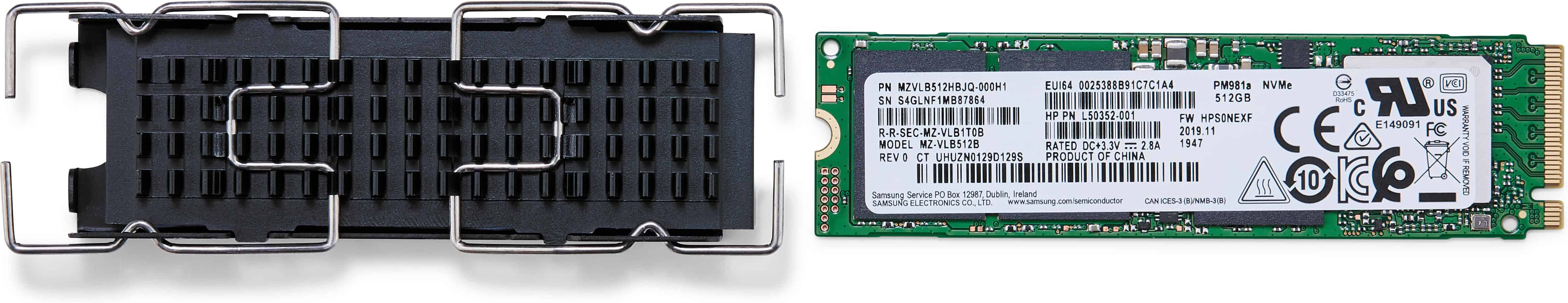 HP ZTurbo 512GB TLC Z2 G5 TWR/SFF SSDKit (141M5AA) thumbnail