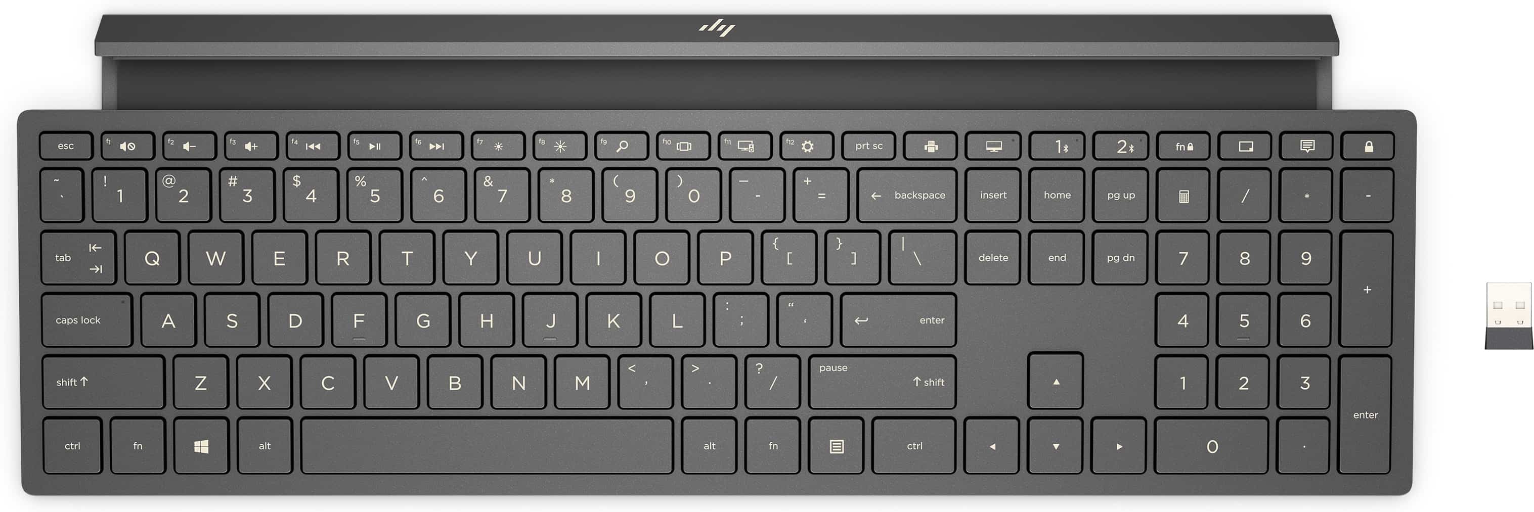 HP dual-mode toetsenbord 1000 (18J71AA#ABB) thumbnail