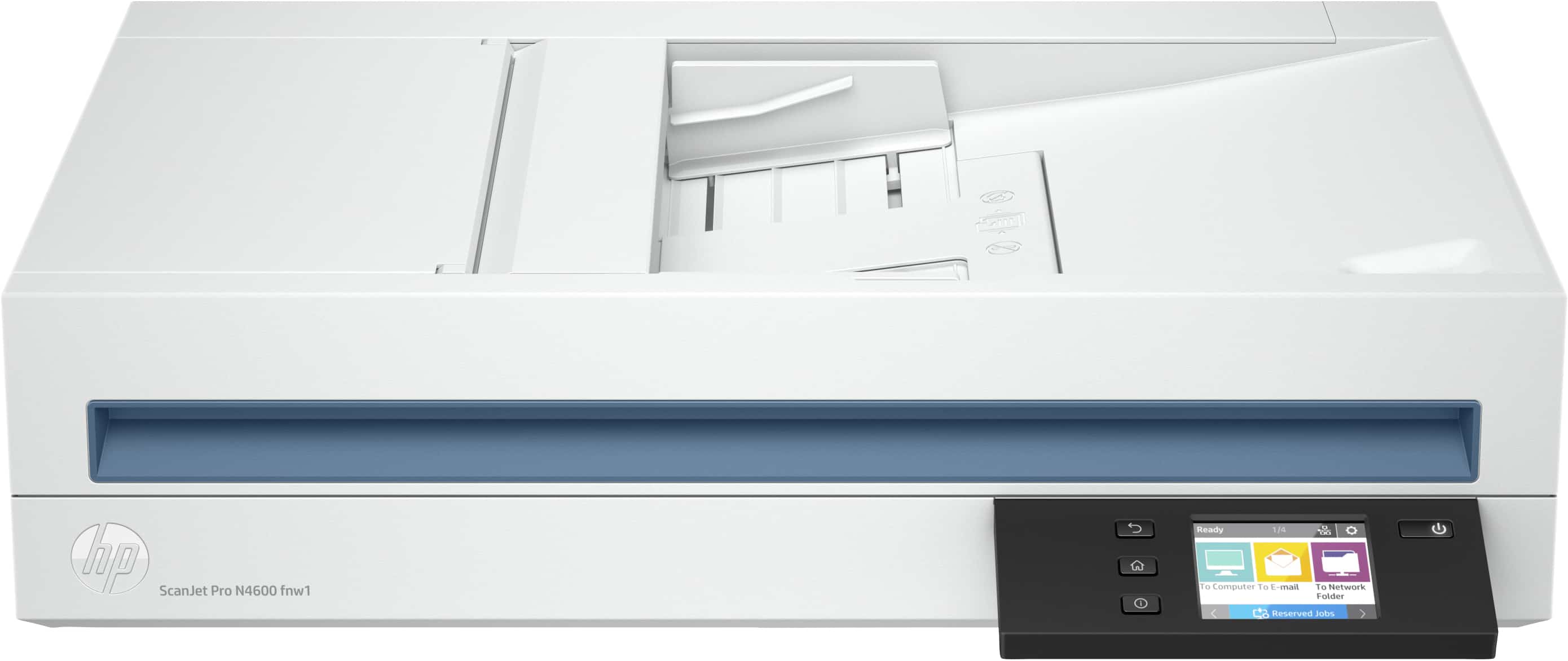 HP Scanjet Pro N4600 fnw1 Flatbed-/ADF-scanner 1200 x 1200 DPI A5 Wit (20G07A) thumbnail