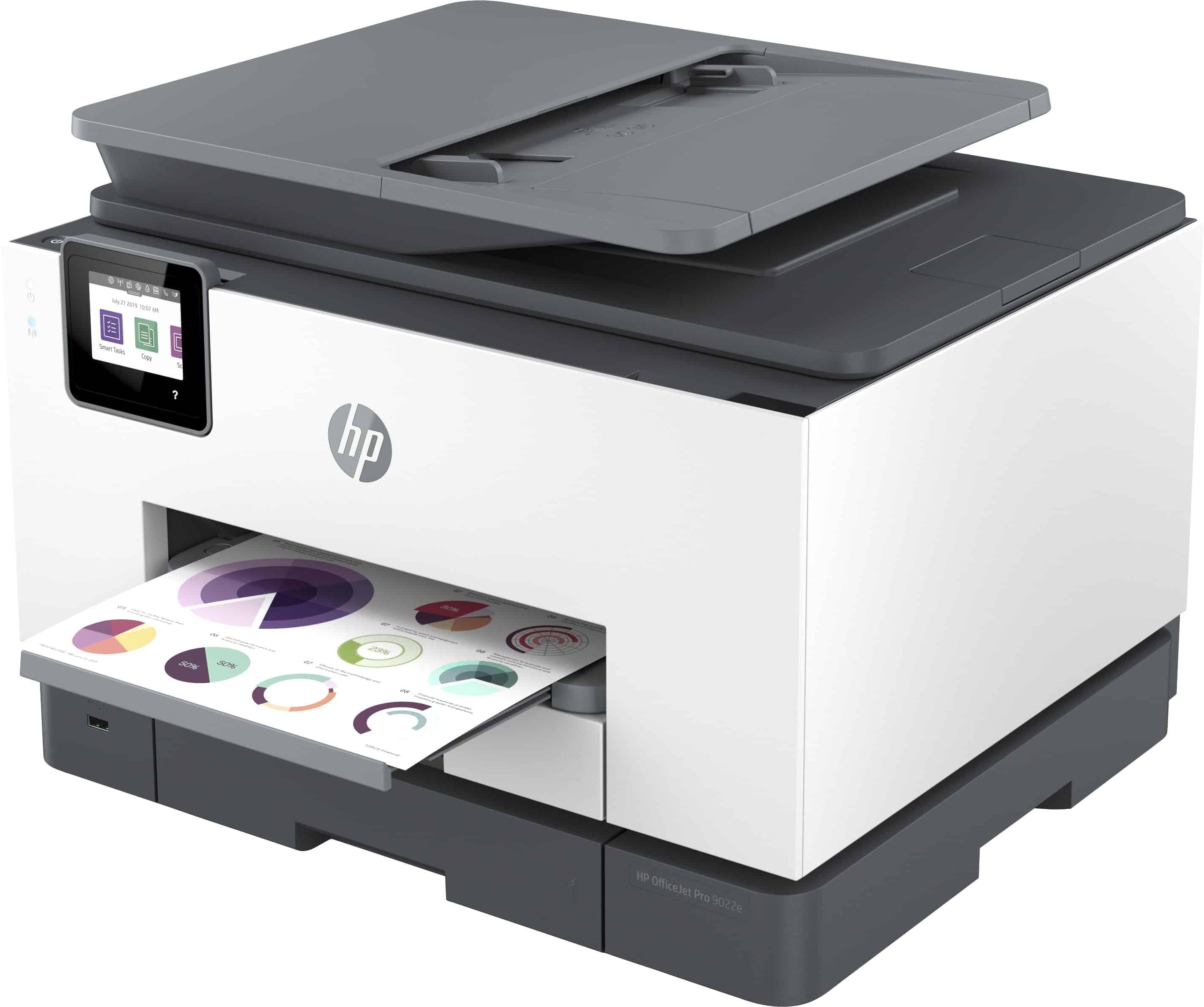 HP OfficeJet Pro HP 9022e All-in-One-printer, Printen, kopiëren, scannen, faxen, HP+; Geschikt voor HP Instant Ink; Automatische documentinvoer; Dubbelzijdig printen (226Y0B) thumbnail
