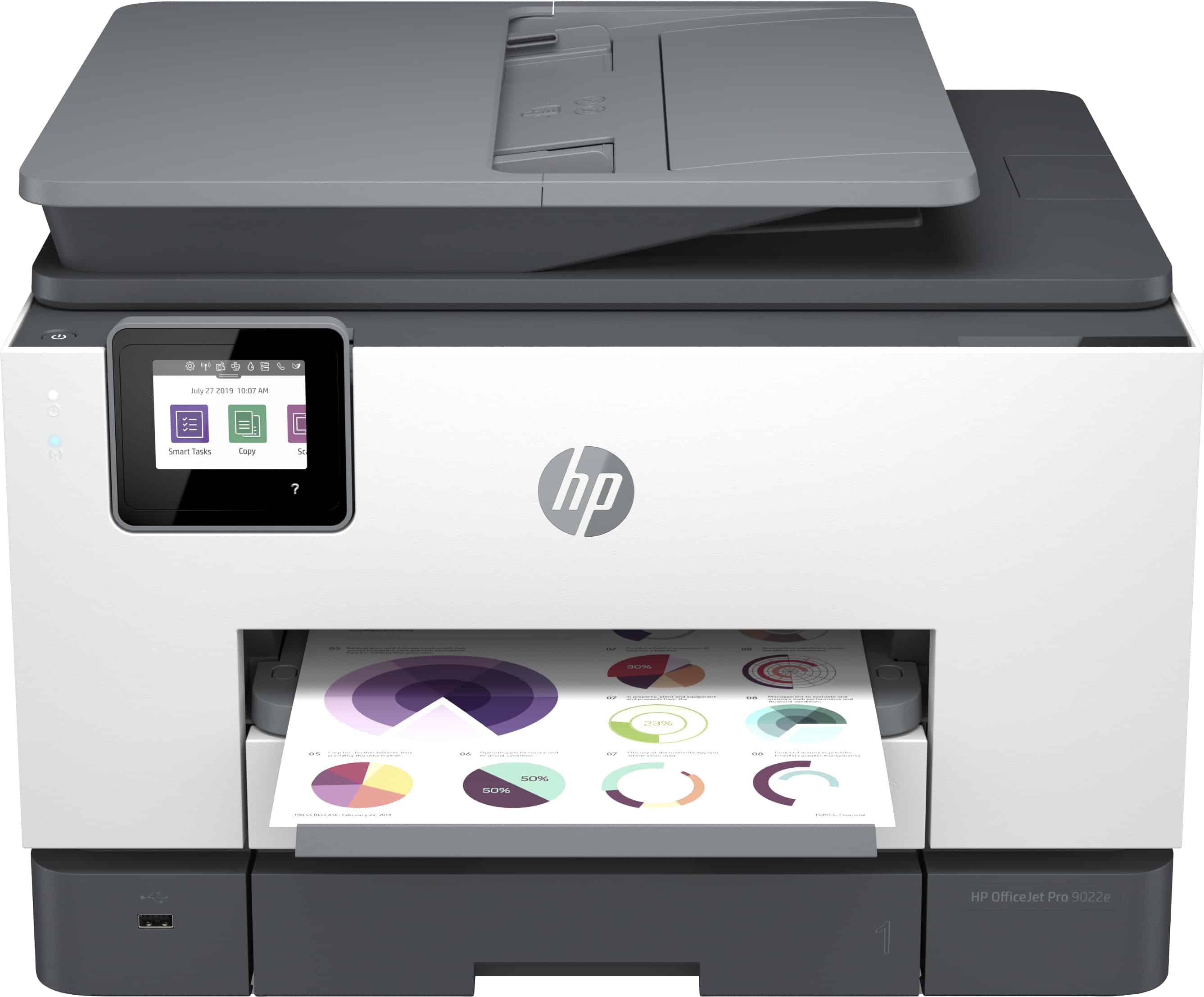 HP OfficeJet Pro HP 9022e All-in-One-printer, Printen, kopiëren, scannen, faxen, HP+; Geschikt voor HP Instant Ink; Automatische documentinvoer; Dubbelzijdig printen (226Y0B) thumbnail