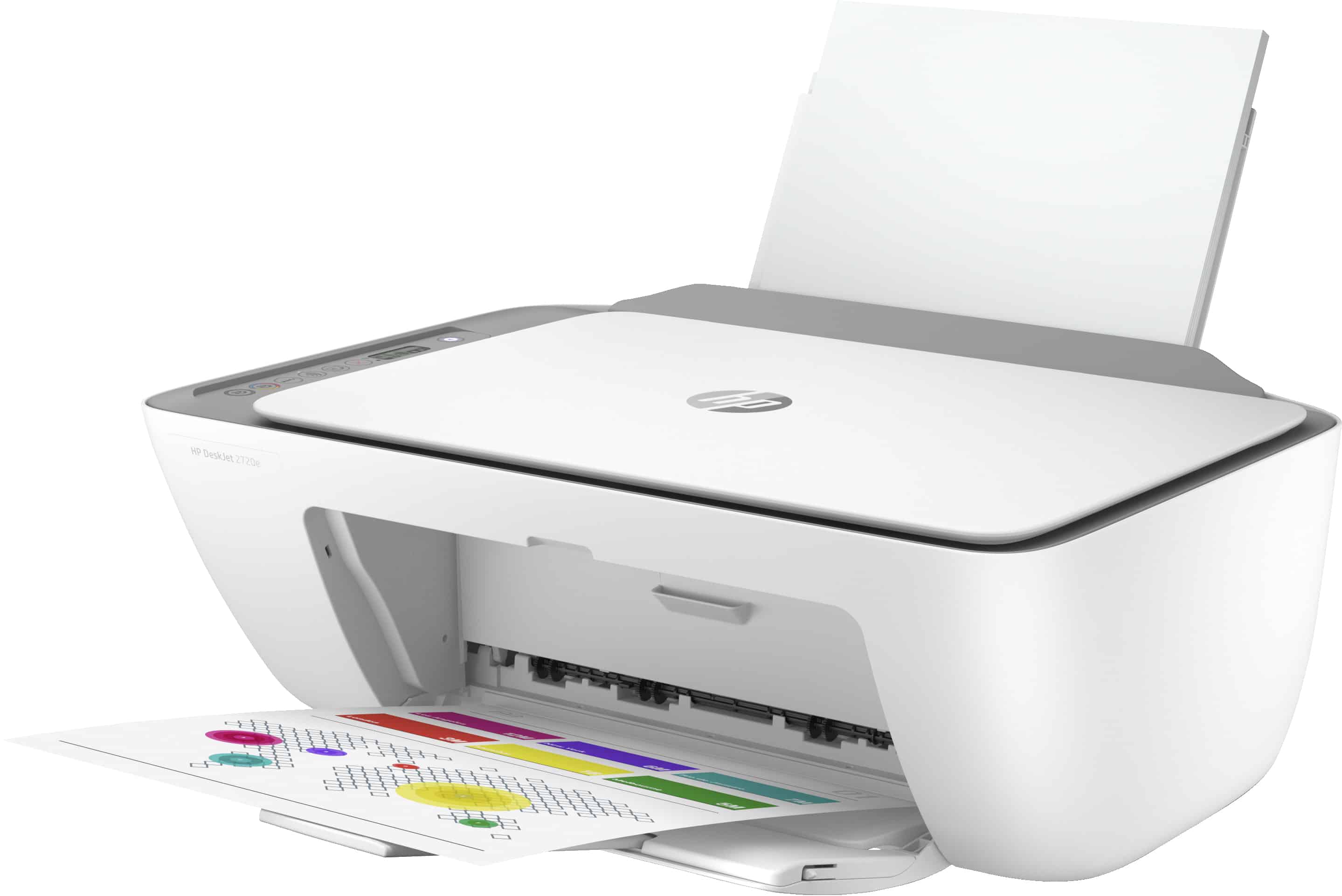 HP DeskJet HP 2720e All-in-One printer, Kleur, Printer voor Home, Printen, kopiëren, scannen, Draadloos; HP+; Geschikt voor HP Instant Ink; Printen vanaf een telefoon of tablet (26K67B#629) thumbnail