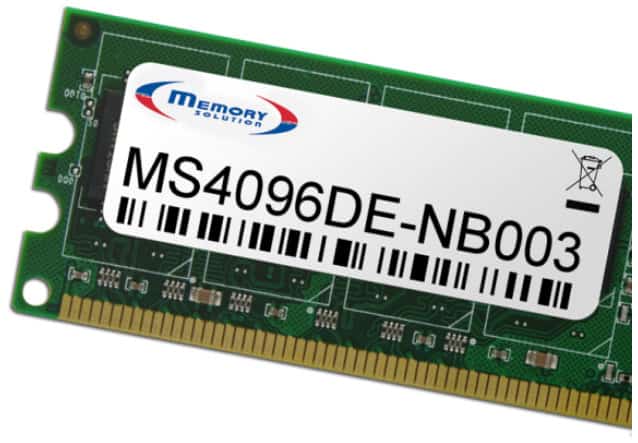 Memory Solution MS4096DE-NB003 geheugenmodule 4 GB (MS4096DE-NB003) thumbnail