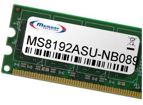 Memory Solution MS8192ASU-NB089 geheugenmodule 8 GB (MS8192ASU-NB089) thumbnail