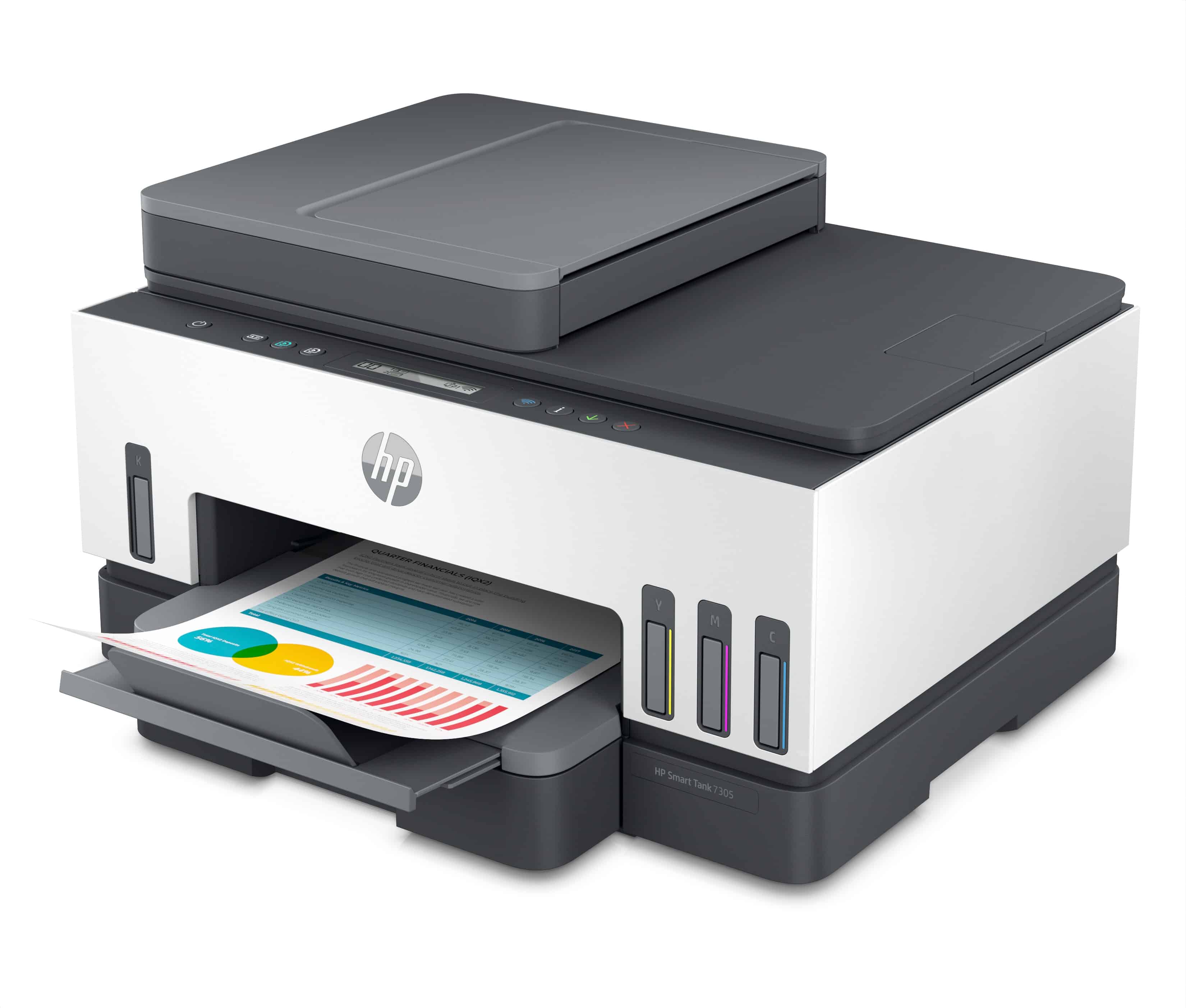 HP Smart Tank 7305 All-in-One, Printen, scannen, kopiëren, automatische documentinvoer, draadloos, Invoer voor 35 vel; Scans naar pdf; Dubbelzijdig printen (28B75A#BHC) thumbnail