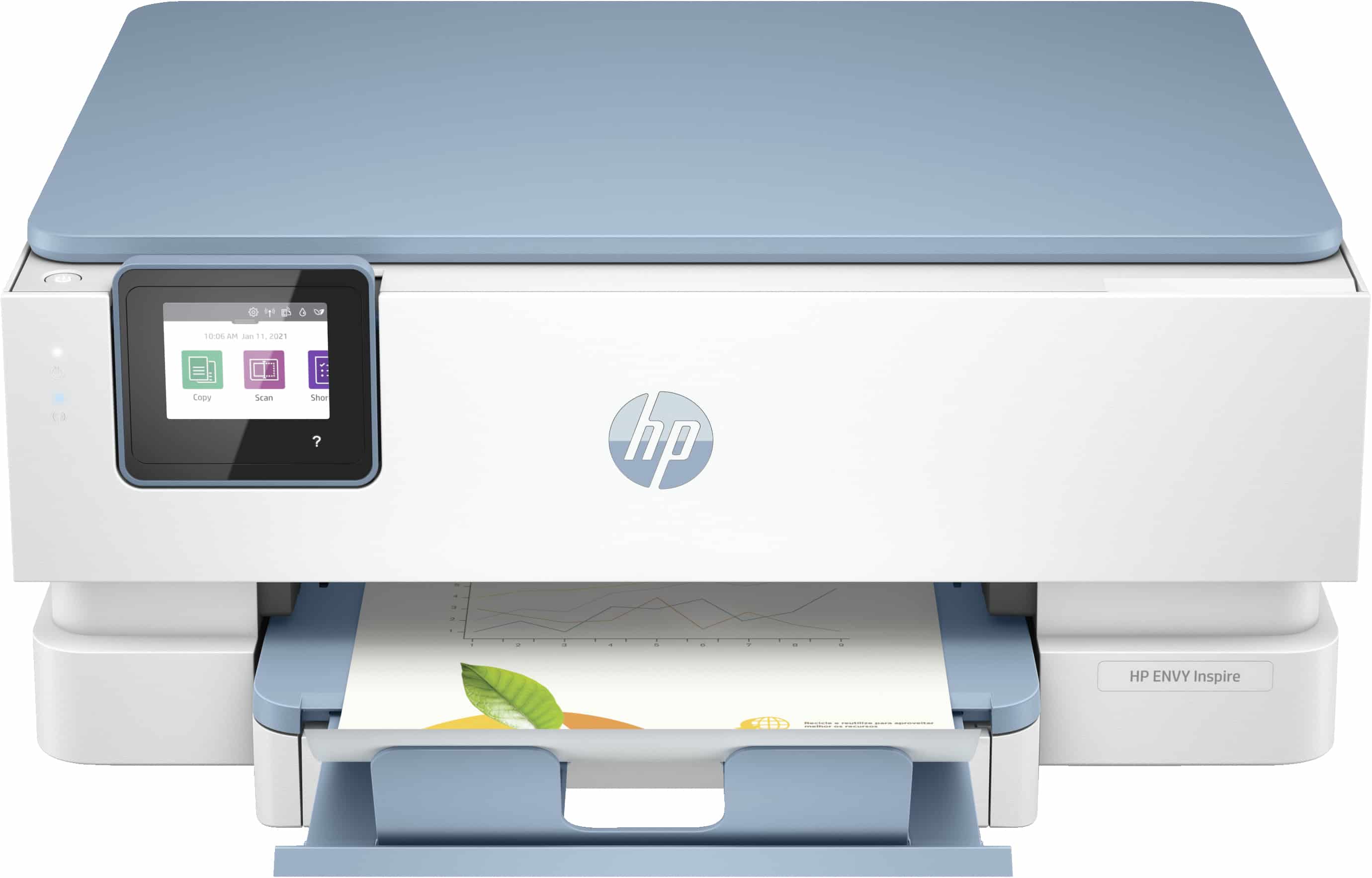 HP ENVY HP Inspire 7221e All-in-One printer, Kleur, Printer voor Thuis en thuiskantoor, Printen, kopiëren, scannen, Draadloos; HP+; Geschikt voor HP Instant Ink; Scan naar pdf (2H2N1B#629) thumbnail