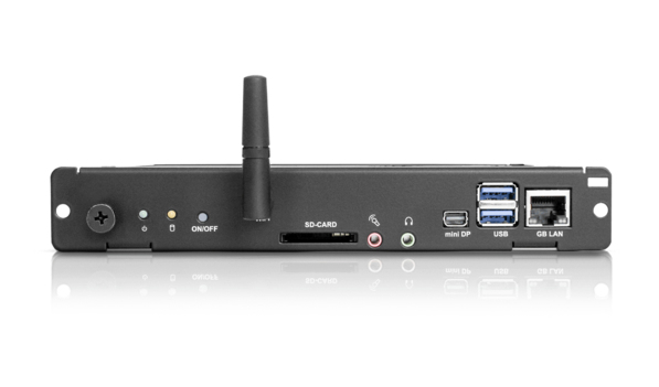 NEC Slot-In PC 100014120 thin client 1,58 GHz 900 g Zwart N2807 (100014120) thumbnail