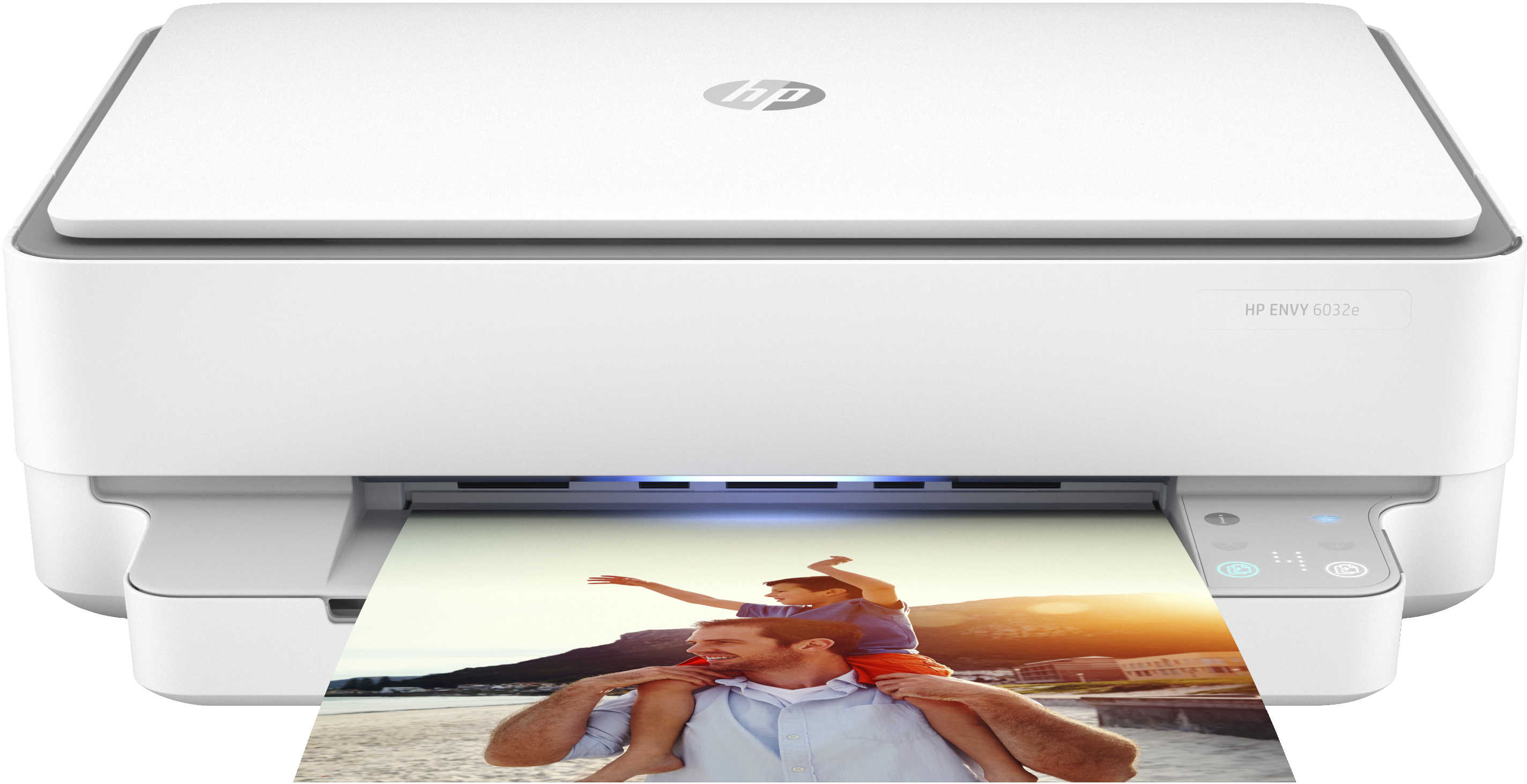 HP ENVY HP 6032e All-in-One printer, Kleur, Printer voor Thuis en thuiskantoor, Printen, kopiëren, scannen, Draadloos; HP+; Geschikt voor HP Instant Ink; Printen vanaf een telefoon of tablet (2K4U8B#629) thumbnail