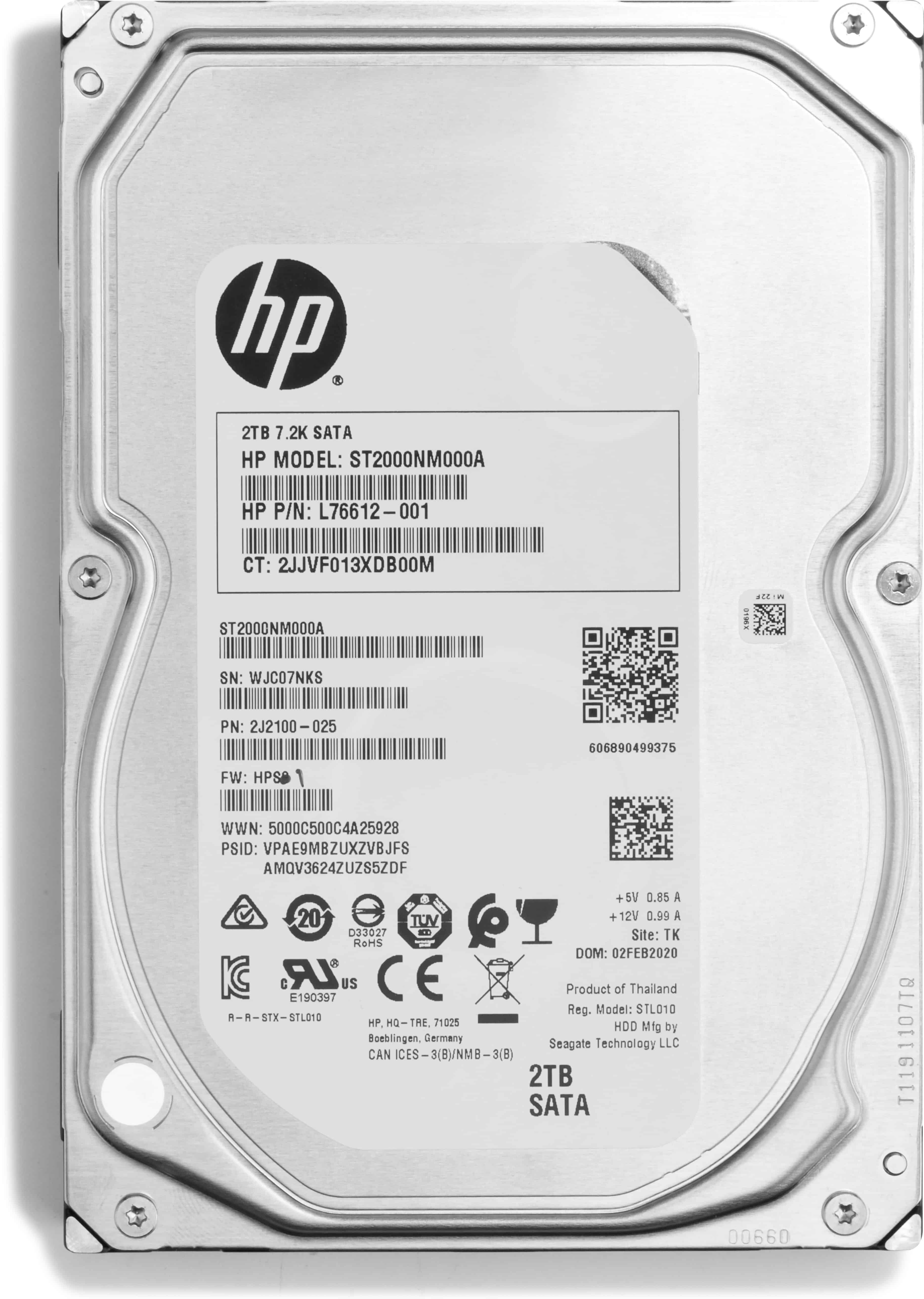 Product Image for HP 2Z274AA interne harde schijf 3.5" 2000 GB SATA