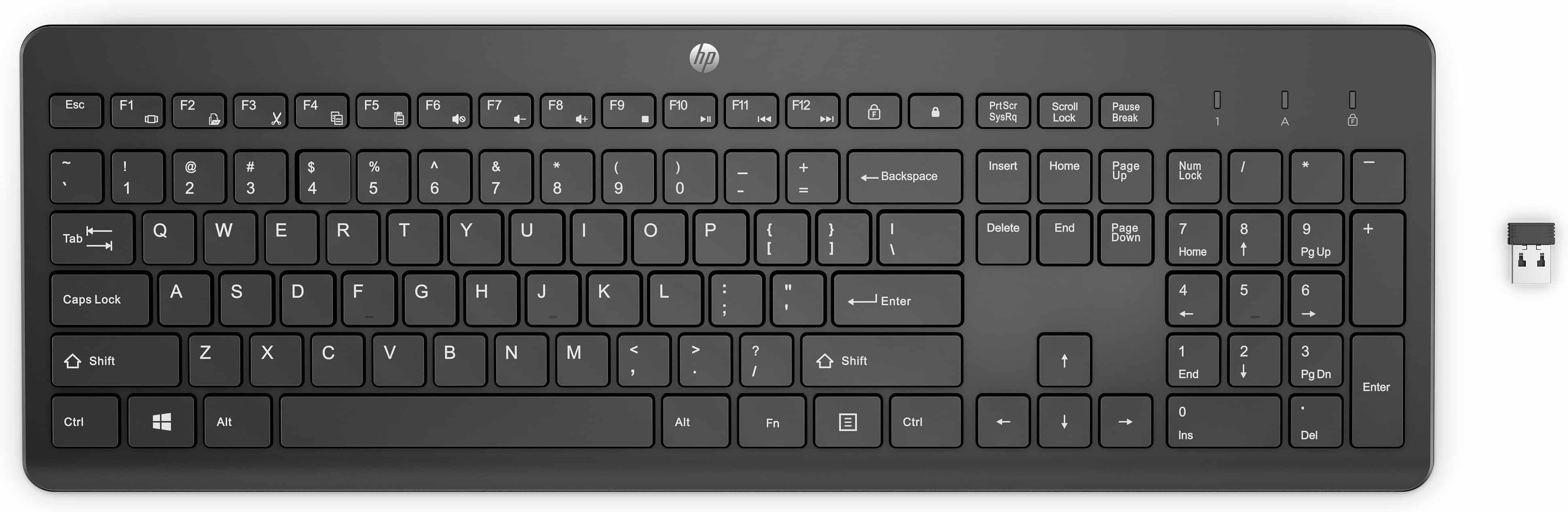 HP 230 draadloos toetsenbord (3L1E7AA#ABB) thumbnail