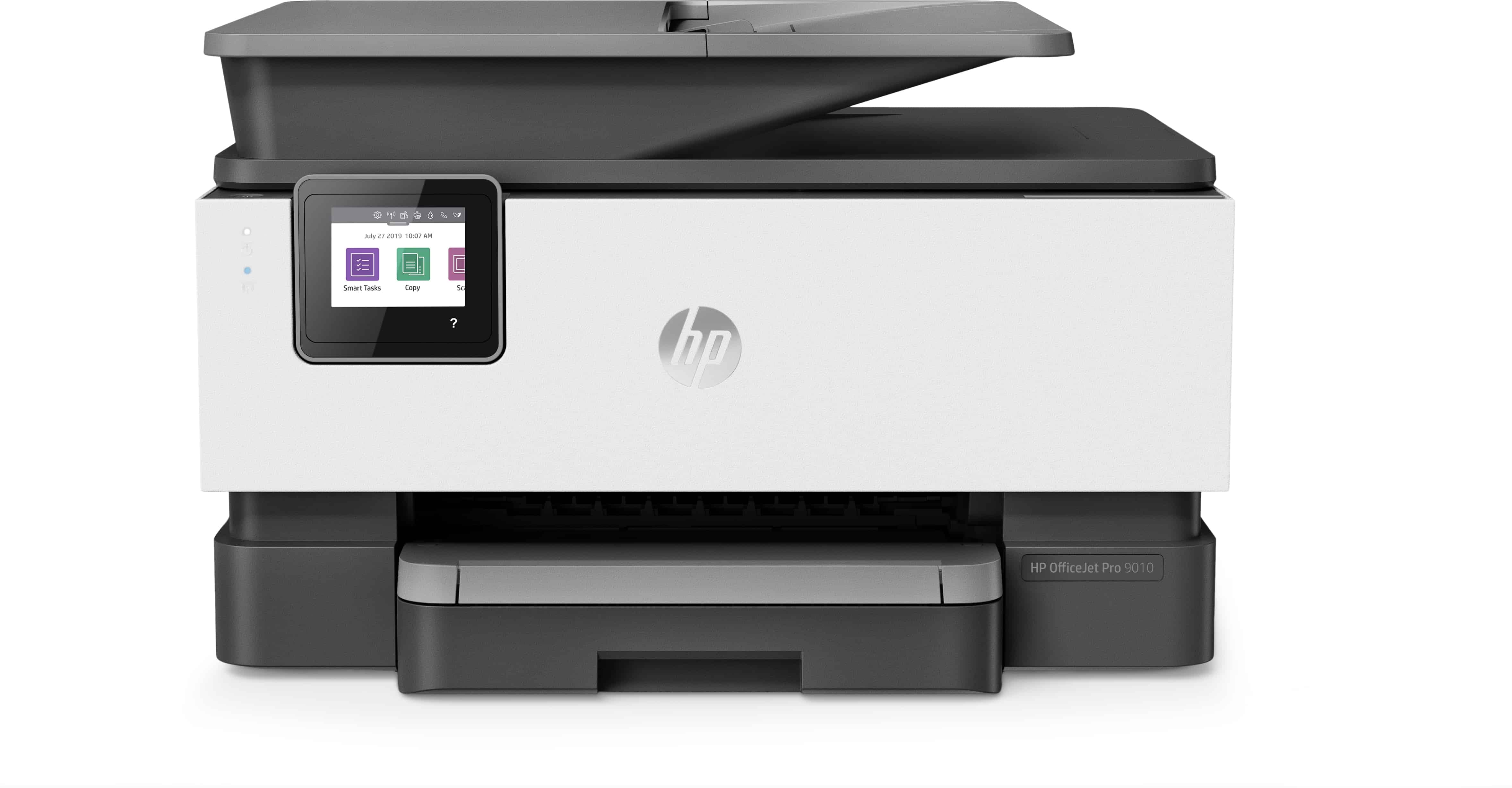 HP OfficeJet Pro 9010 All-in-One printer, Kleur, Printer voor Kleine en middelgrote ondernemingen, Printen, kopiëren, scannen, faxen, Automatische documentinvoer; Dubbelzijdig printen; Scannen naar e-mail (3UK83B#A80) thumbnail