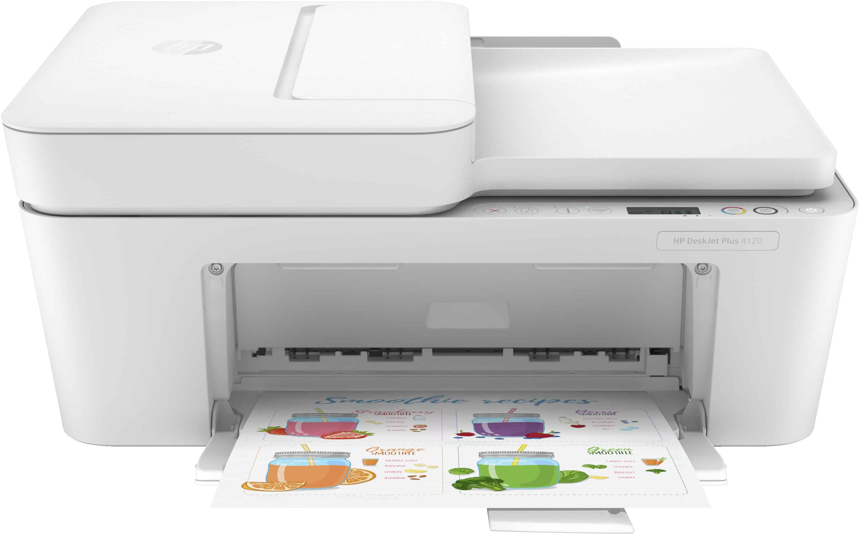 HP DeskJet Plus 4120 All-in-One printer, Kleur, Printer voor Home, Printen, kopiëren, scannen, draadloos, mobiele fax verzenden, Scans naar pdf (3XV14B#629) thumbnail