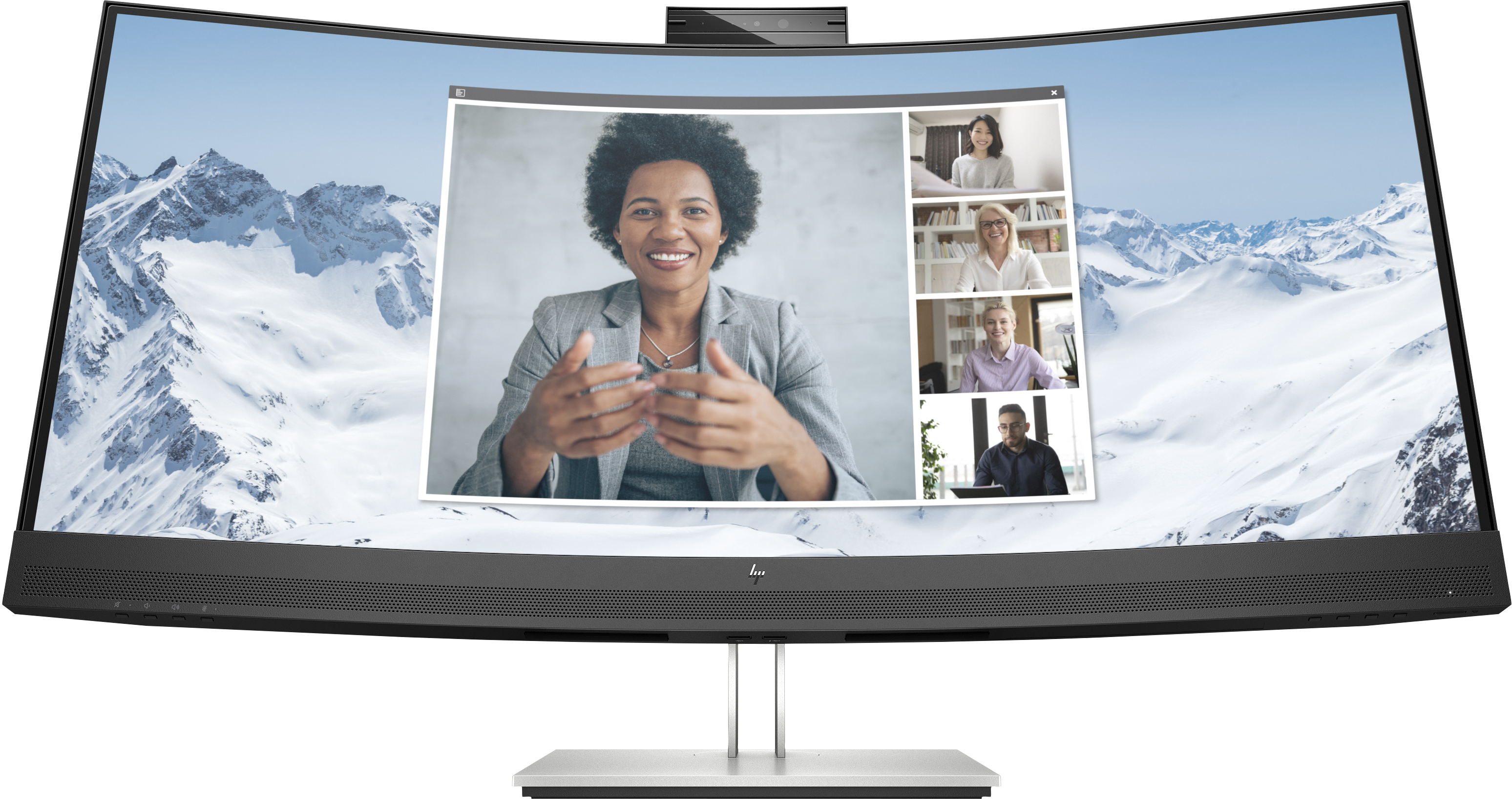 HP E34m G4 WQHD Curved USB-C conferentiemonitor (40Z26AA#ABB) thumbnail