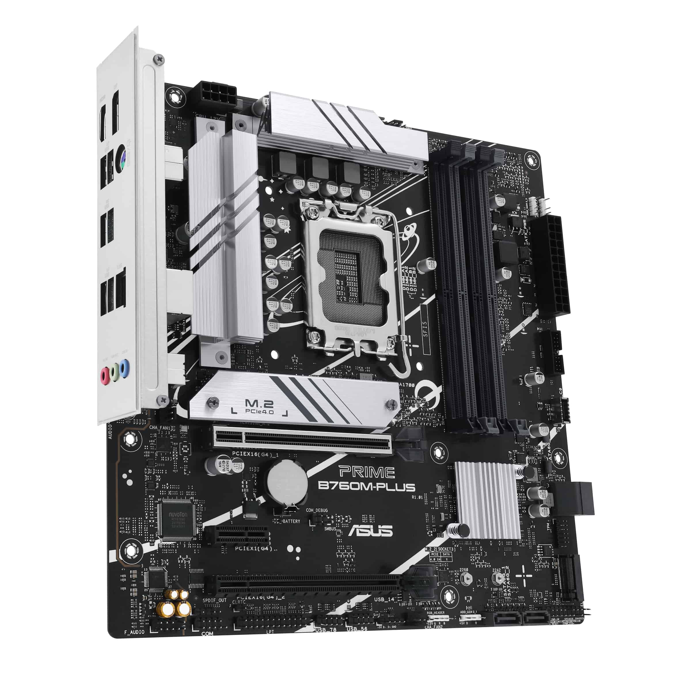 ASUS PRIME B760M-PLUS Intel B760 LGA 1700 micro ATX (90MB1GY0-M0EAY0) thumbnail