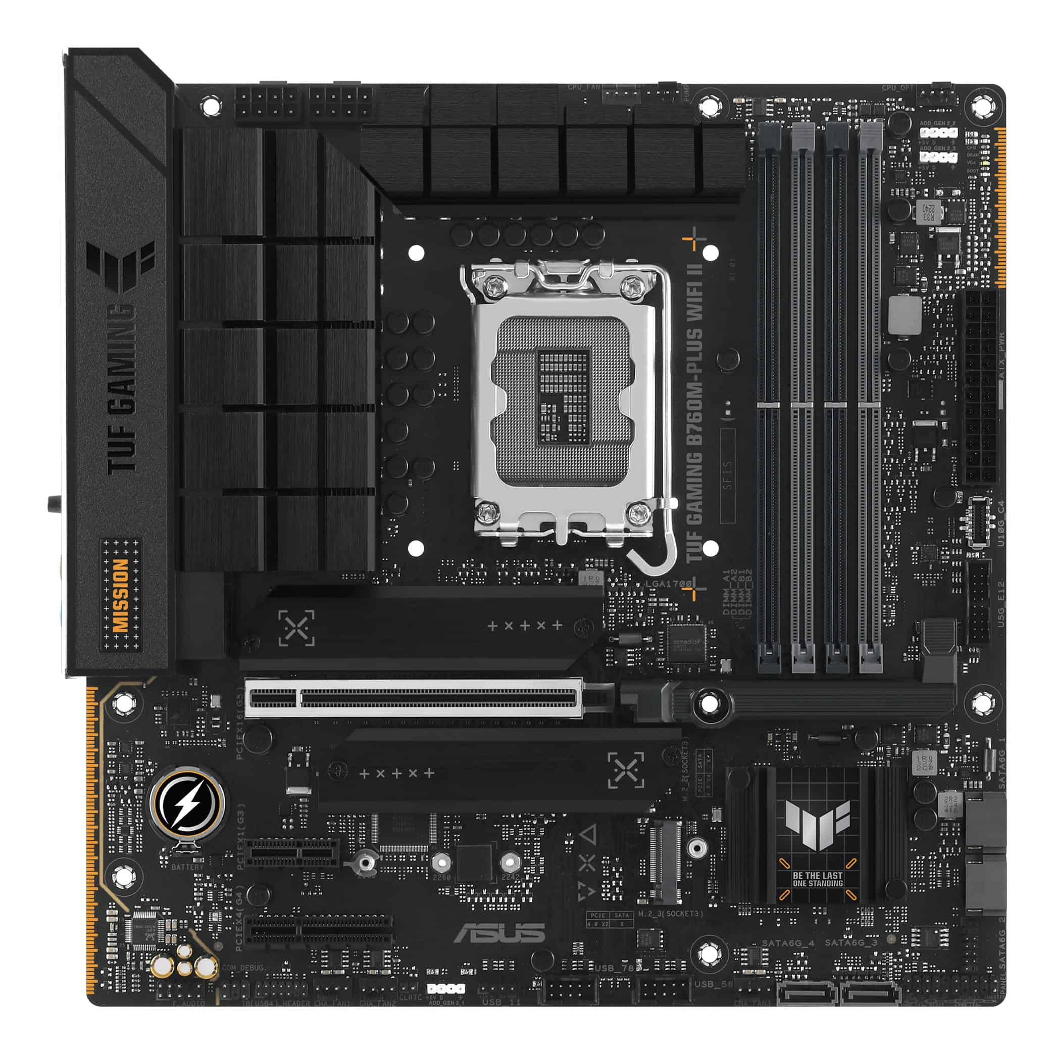 ASUS TUF GAMING B760M-PLUS WIFI II Intel B760 LGA 1700 micro ATX (90MB1HE0-M0EAY0) thumbnail