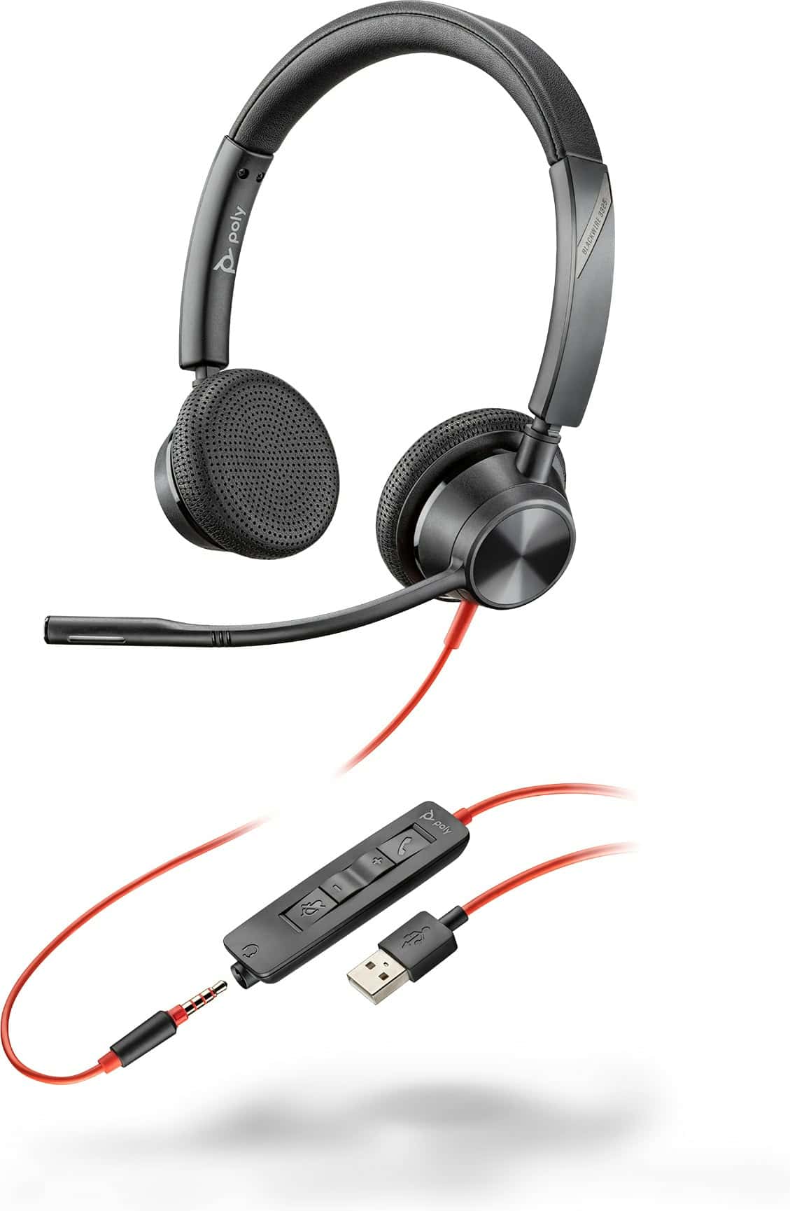 POLY Blackwire 3325 USB-A Headset (76J20AA) thumbnail