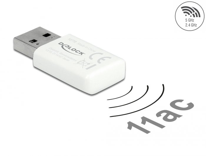 DeLOCK 12770 netwerkkaart WLAN 5000 Mbit/s (12770) thumbnail