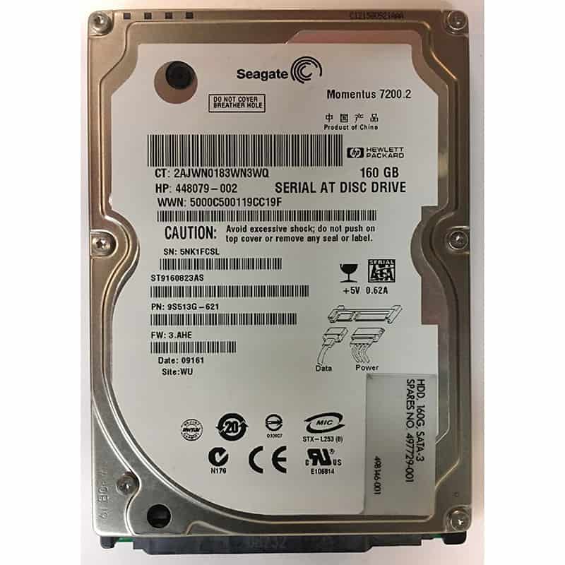 HP SPS-HDD 500GB 7.2K 2.5 EC0 512e (497729-001) thumbnail
