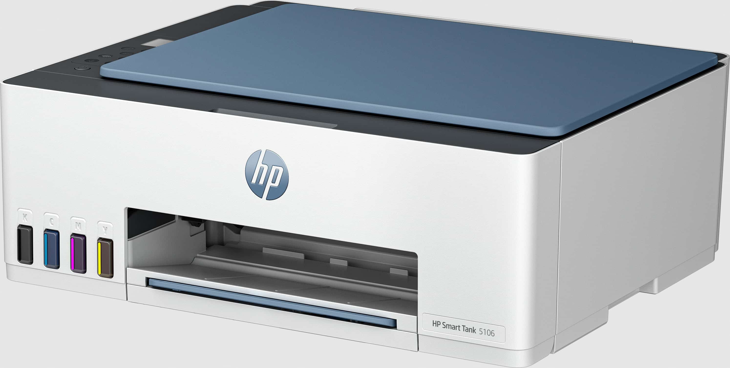HP Smart Tank 5106 All-in-One-printer, Kleur, Printer voor Thuis en thuiskantoor, Printen, kopiëren, scannen, Draadloos; printertank voor grote volumes; printen vanaf telefoon of tablet; scannen naar pdf (4A8D1A#BHC) thumbnail
